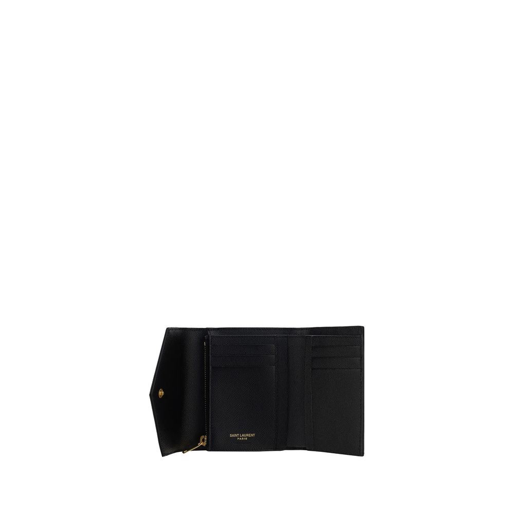Saint Laurent Cassandre Matelassé Wallet