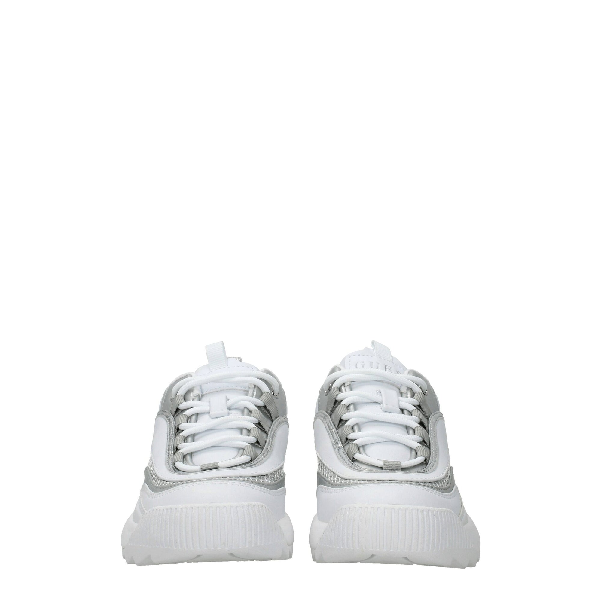 Guess White Polyethylene Chunky Sneakers