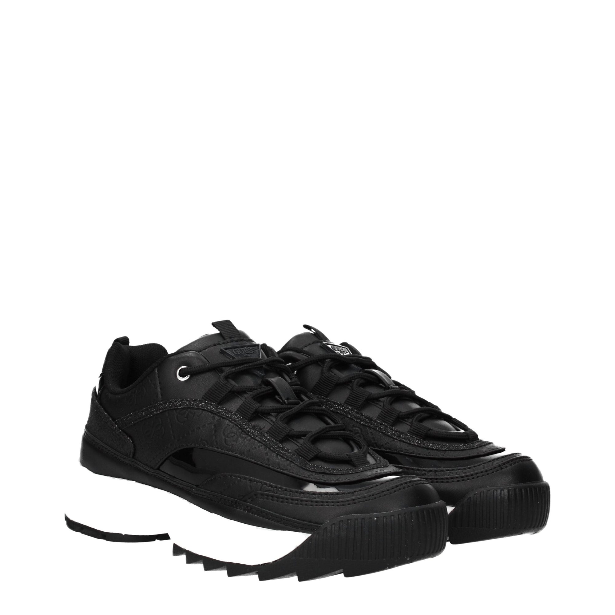 Guess Black Polyethylene Chunky Sneakers