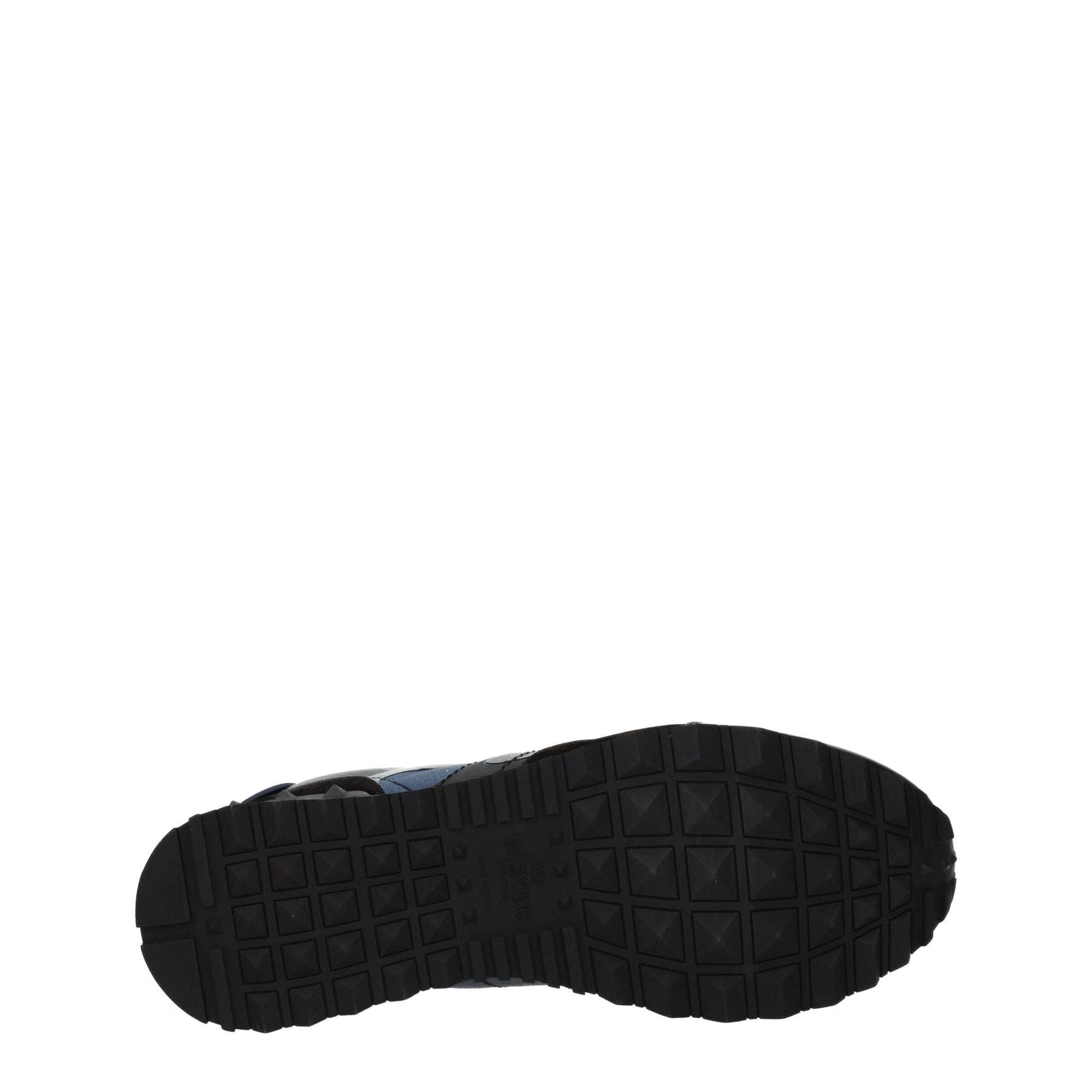 Valentino Garavani Blue Leather Low Tops