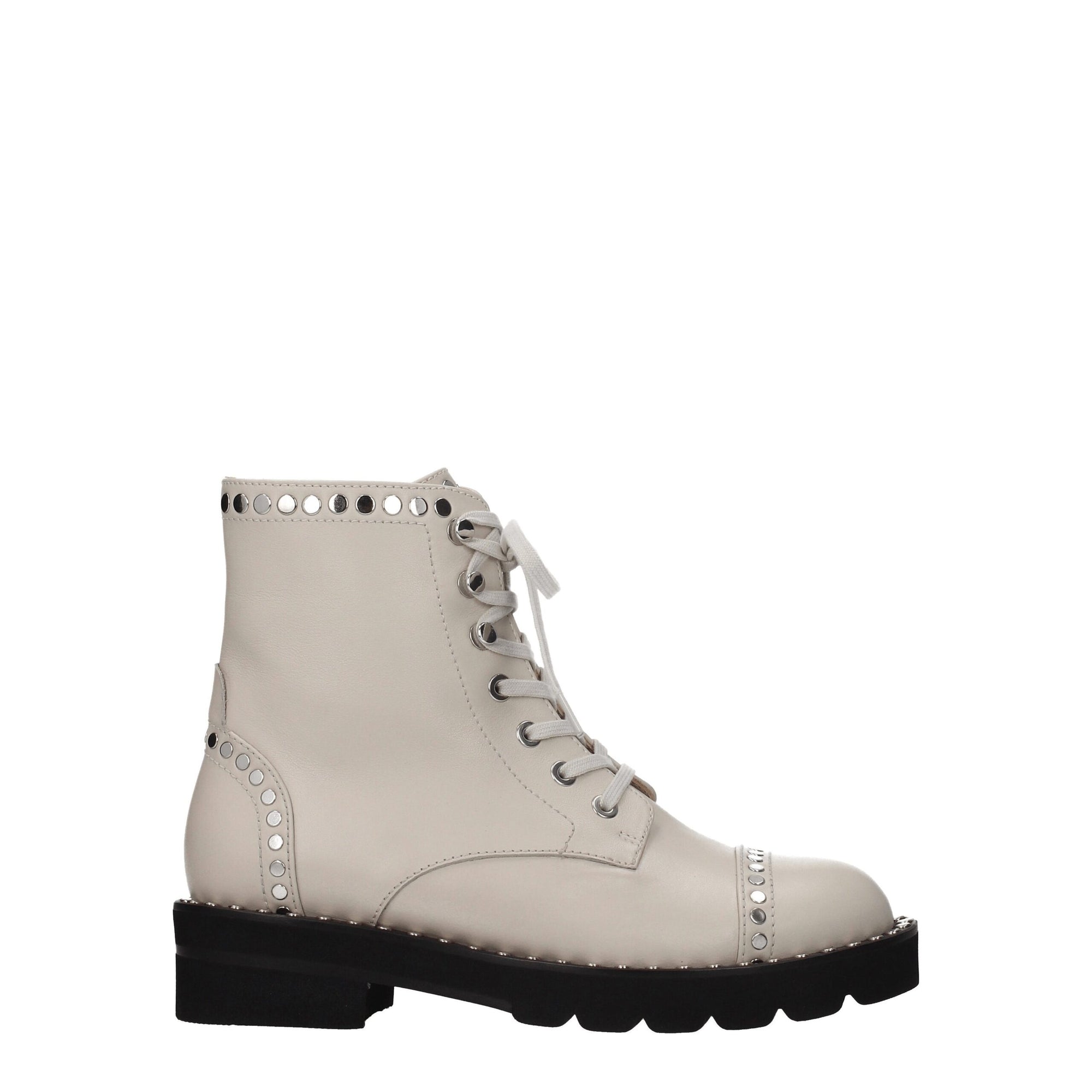 Stuart Weitzman Beige Leather Ankle Boots