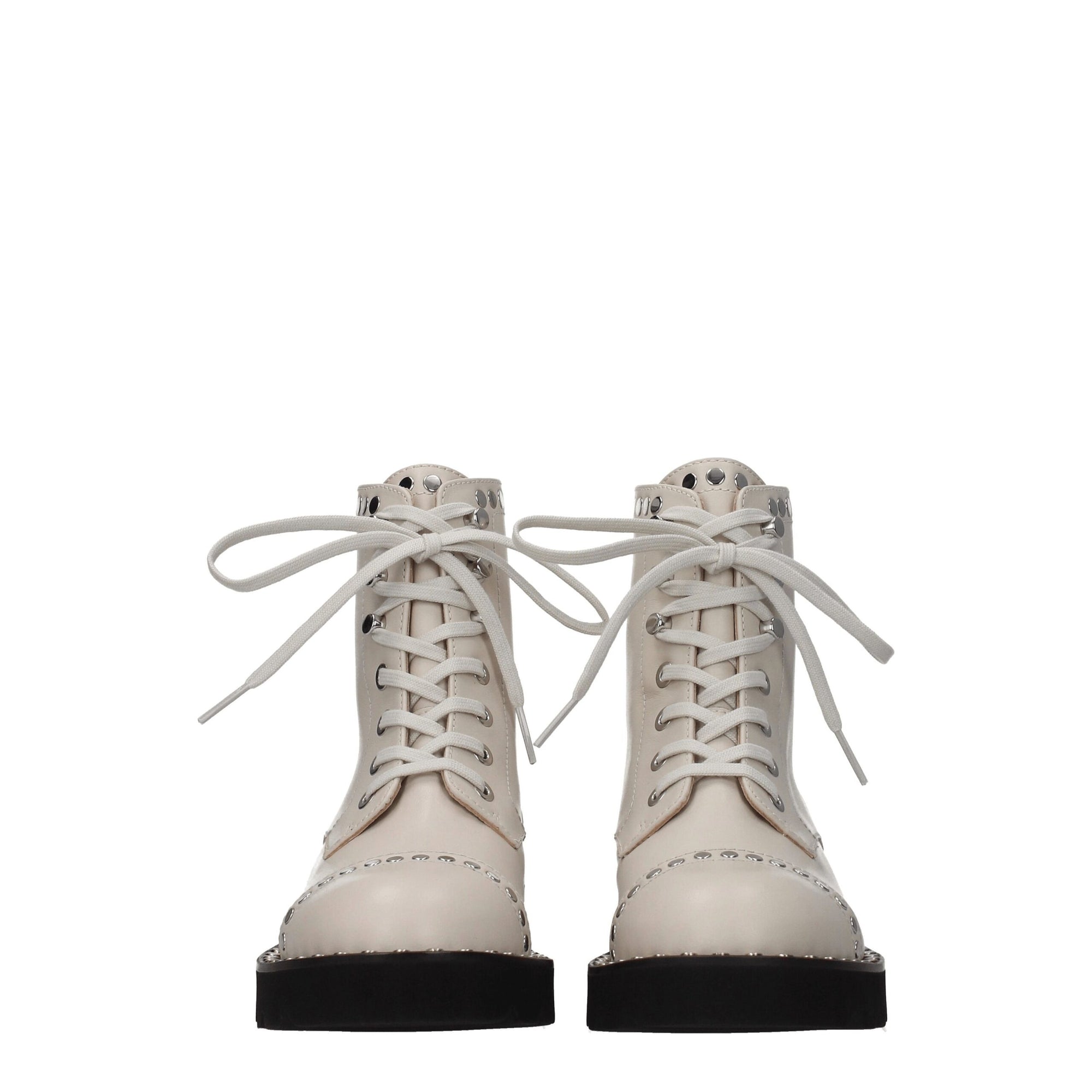 Stuart Weitzman Beige Leather Ankle Boots