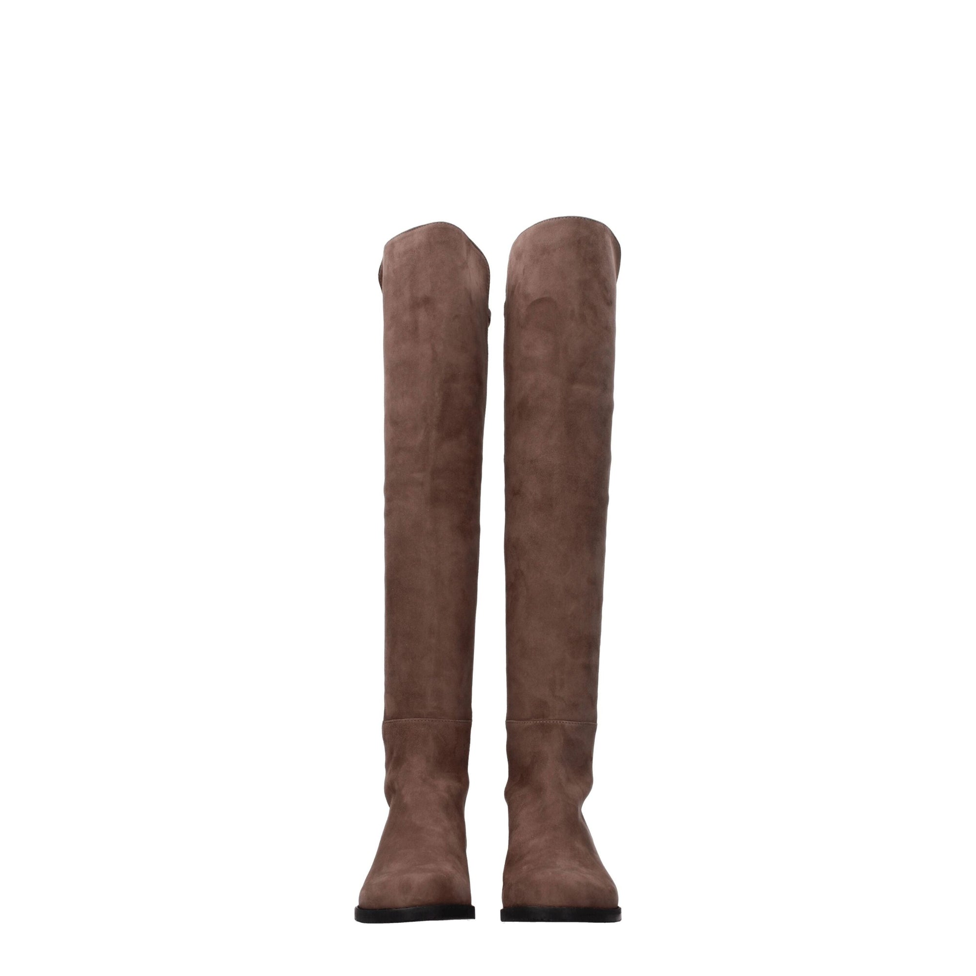 Stuart Weitzman Brown Leather Over The Knee