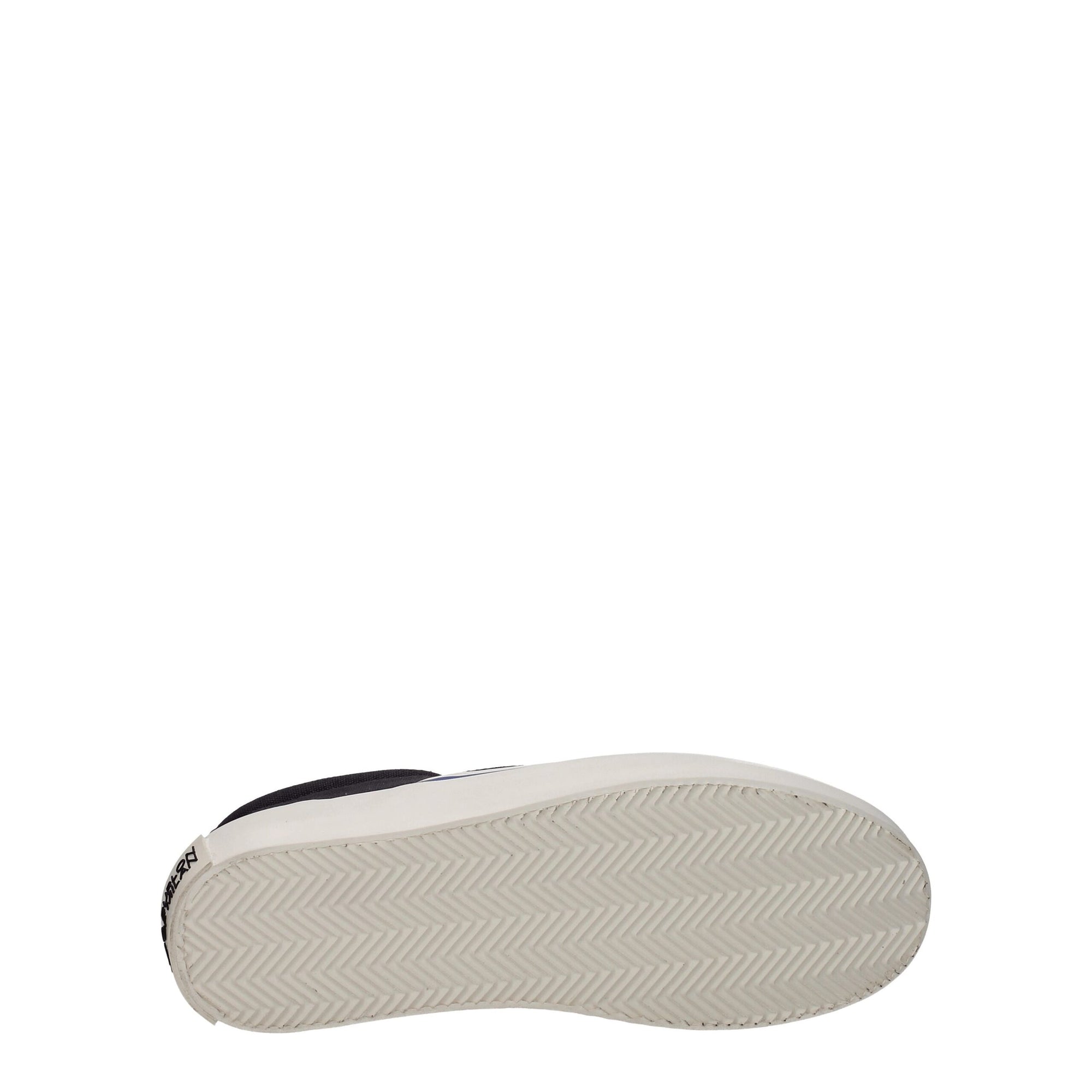 Marcelo Burlon Black Fabric Slip-On Loafers