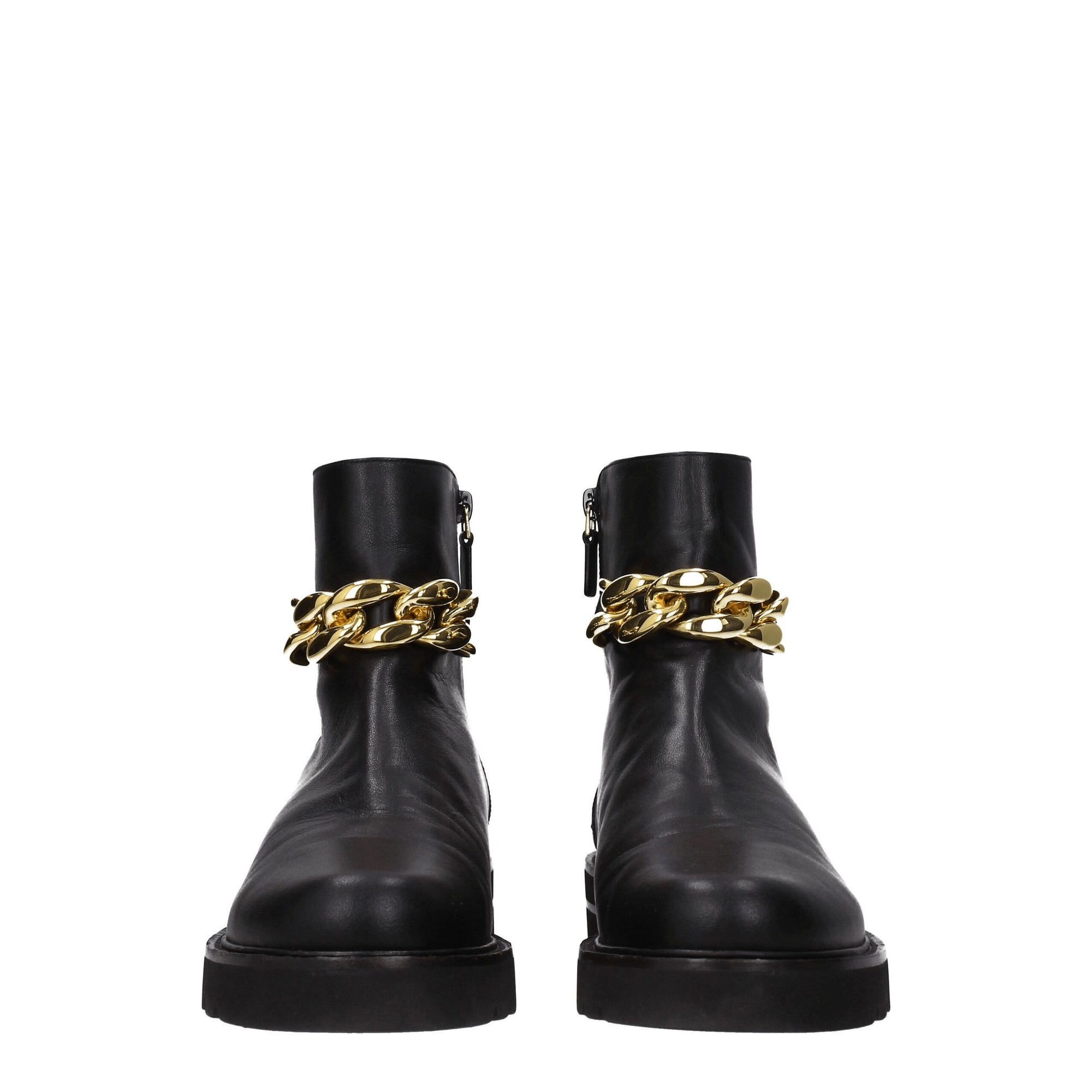 Stuart Weitzman Black Leather Ankle Boots