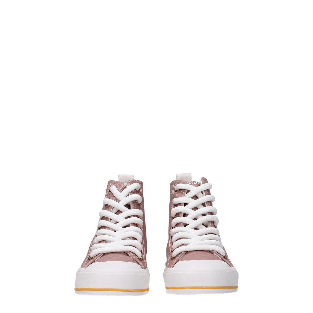 See By Chloé Pink Fabric High Tops
