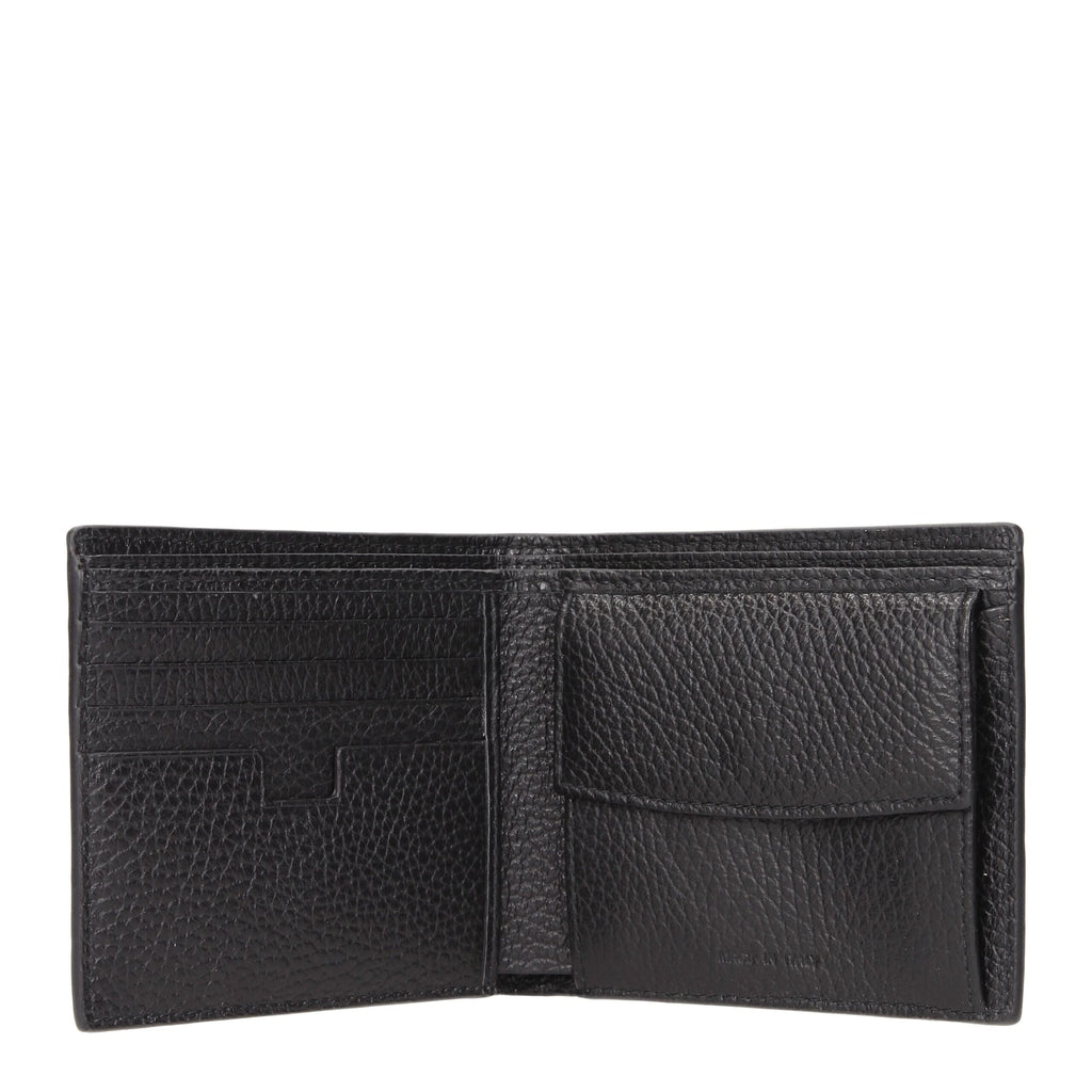 Testoni Black Leather Wallets