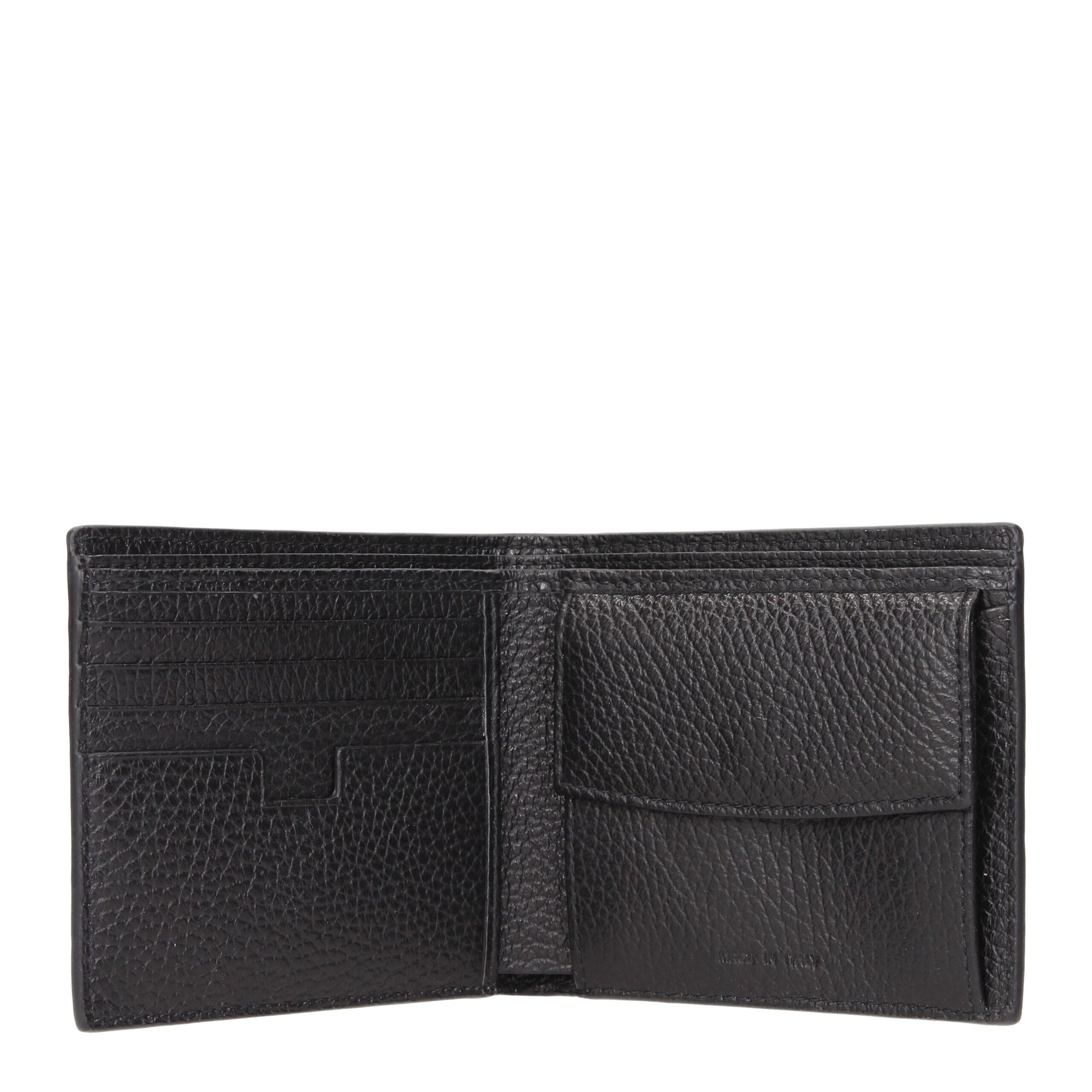 Testoni Black Leather Wallets