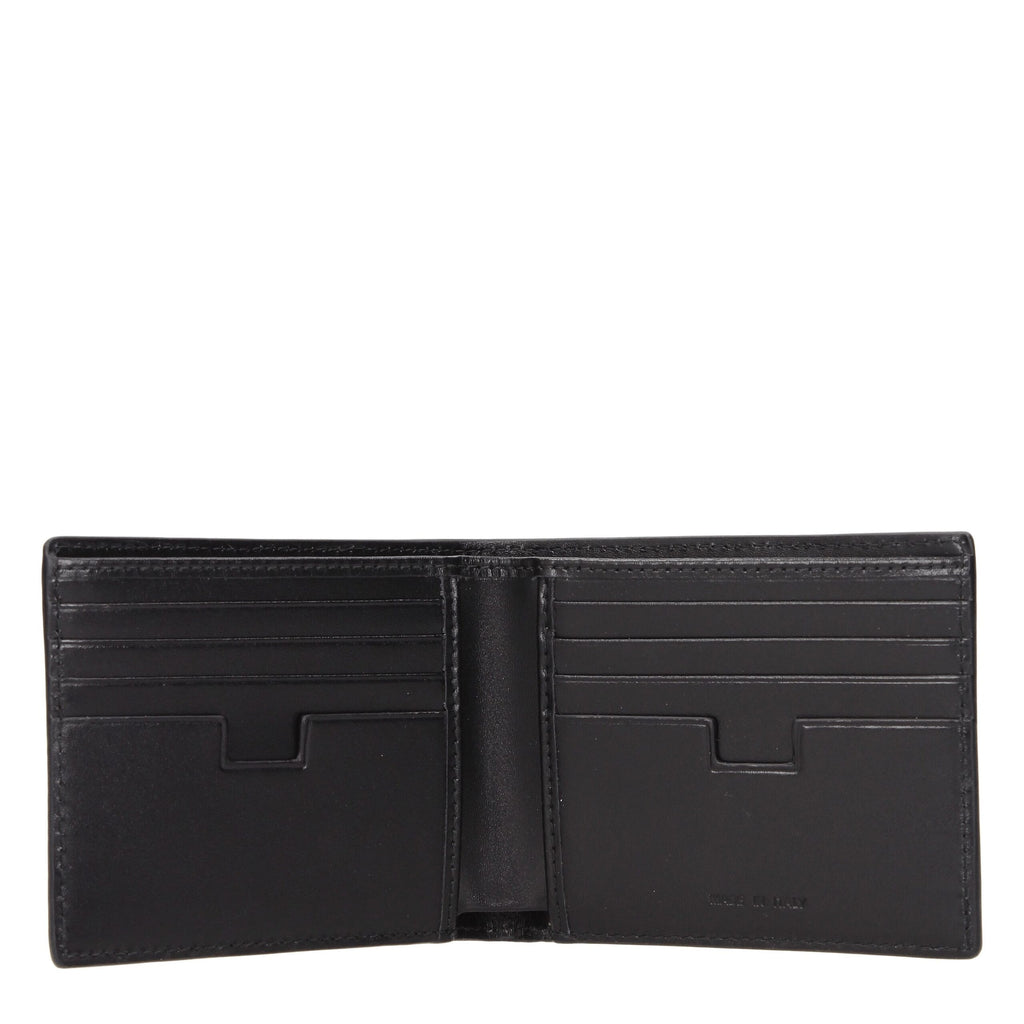Testoni Black Leather Wallets