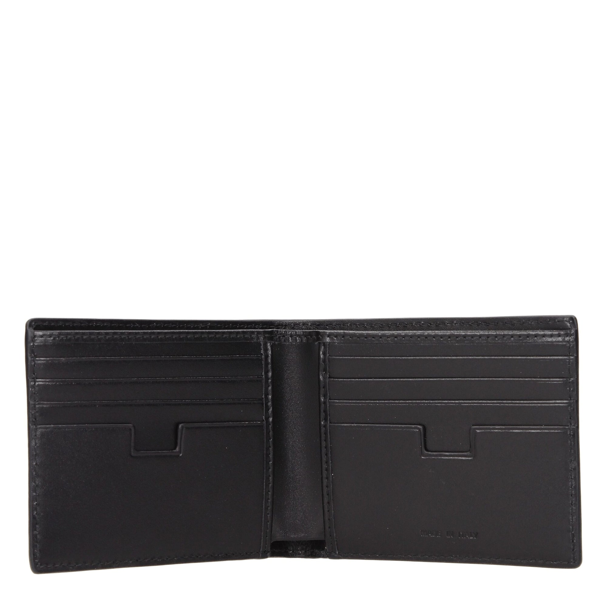 Testoni Black Leather Wallets