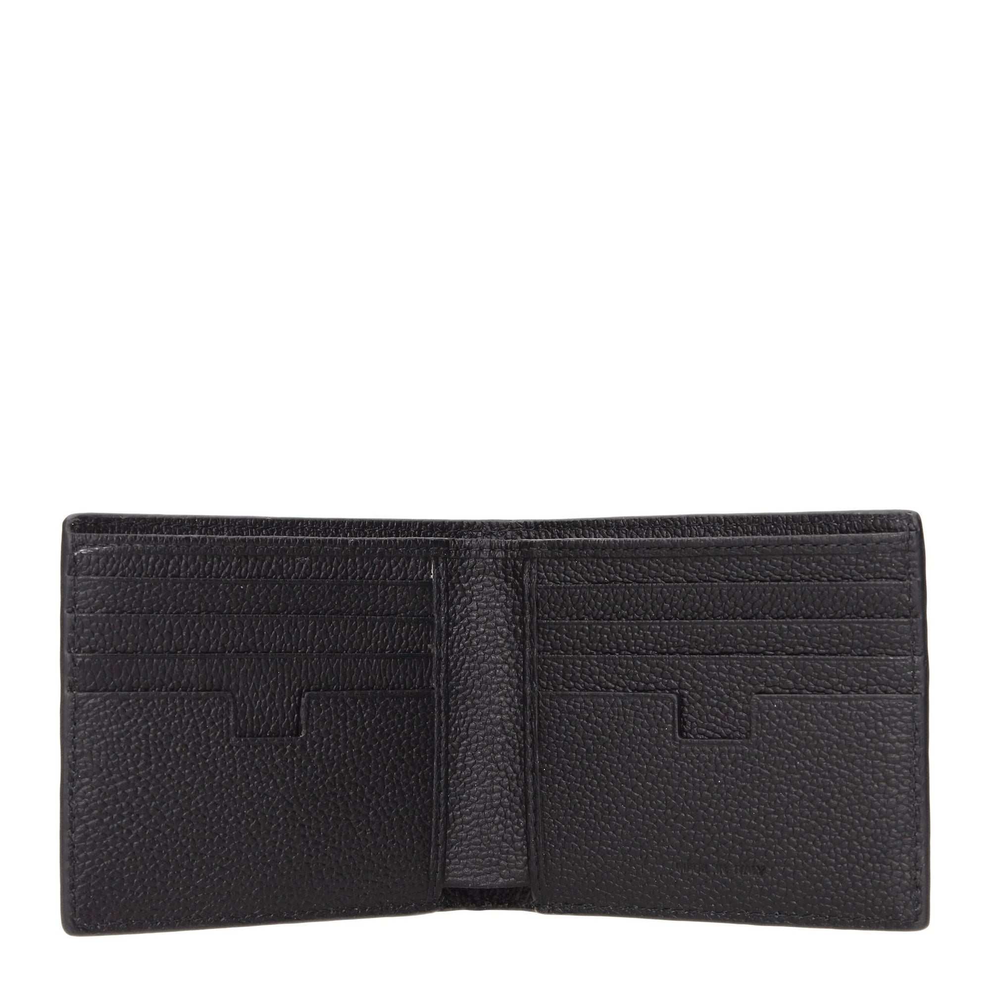 Testoni Black Leather Wallets