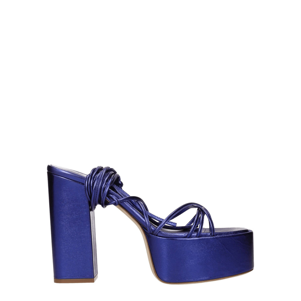 Paris Texas Purple Leather Platforms
