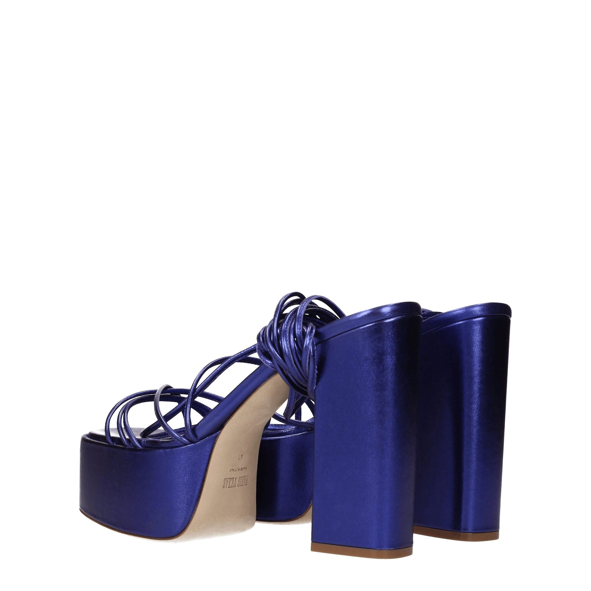 Paris Texas Purple Leather Platforms
