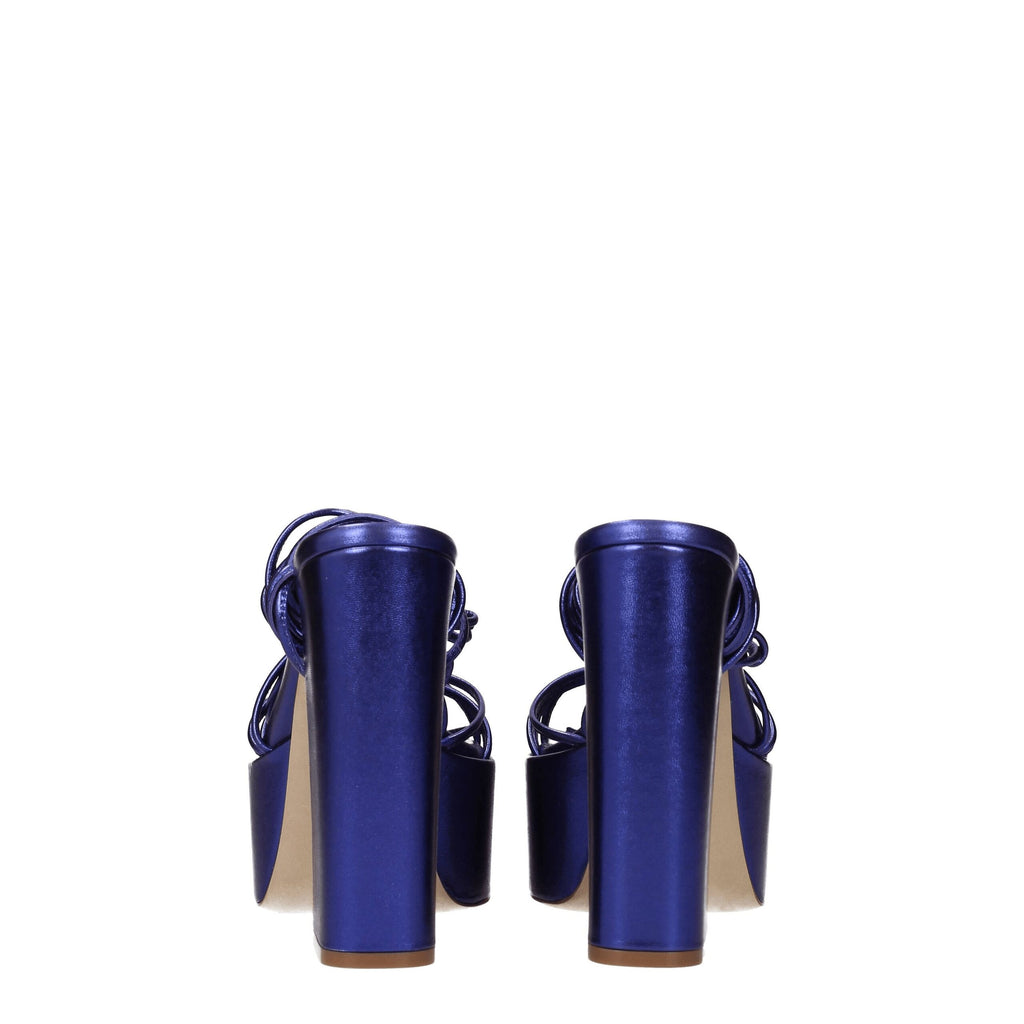 Paris Texas Purple Leather Platforms