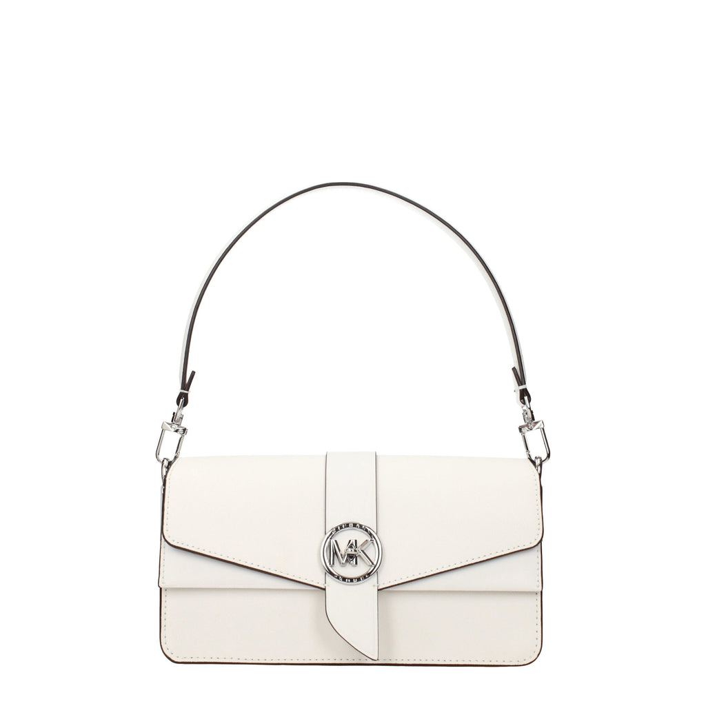 Michael Kors White Leather Handbags