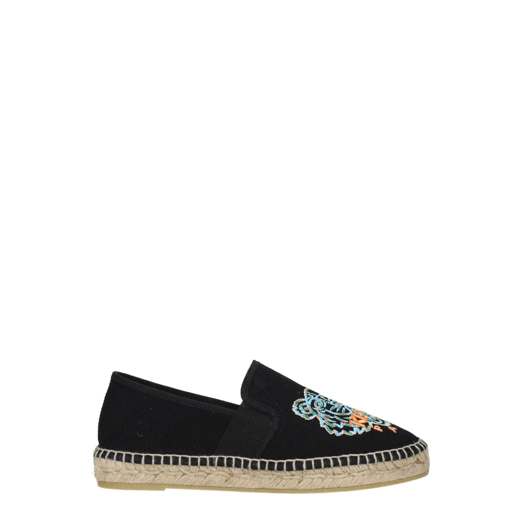 Kenzo Black Fabric Espadrilles