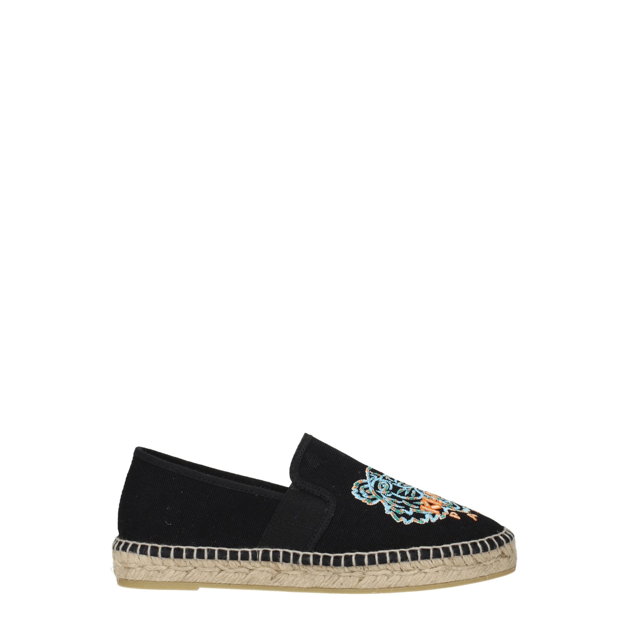 Kenzo Black Fabric Espadrilles