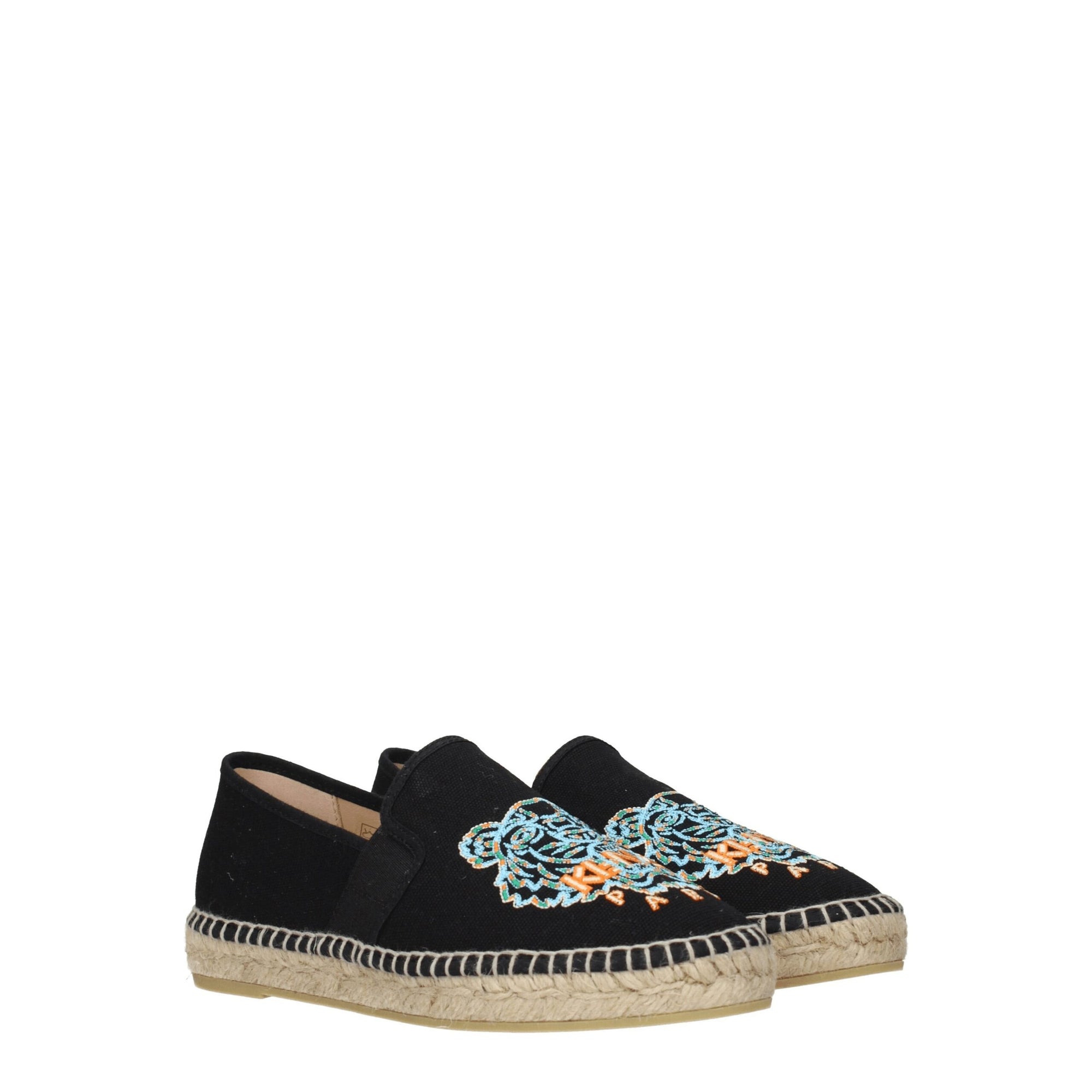 Kenzo Black Fabric Espadrilles