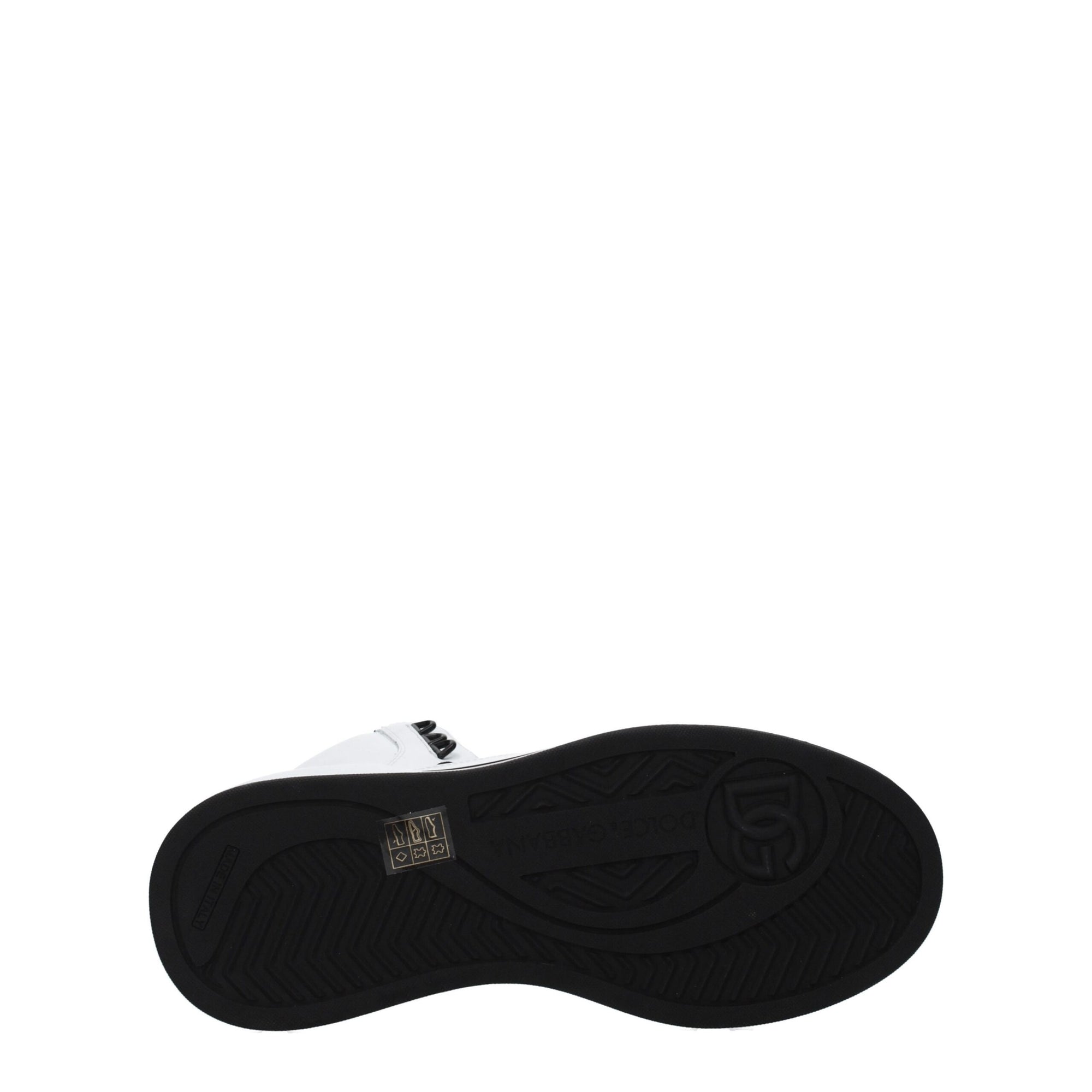 Dolce & Gabbana White Leather High Tops