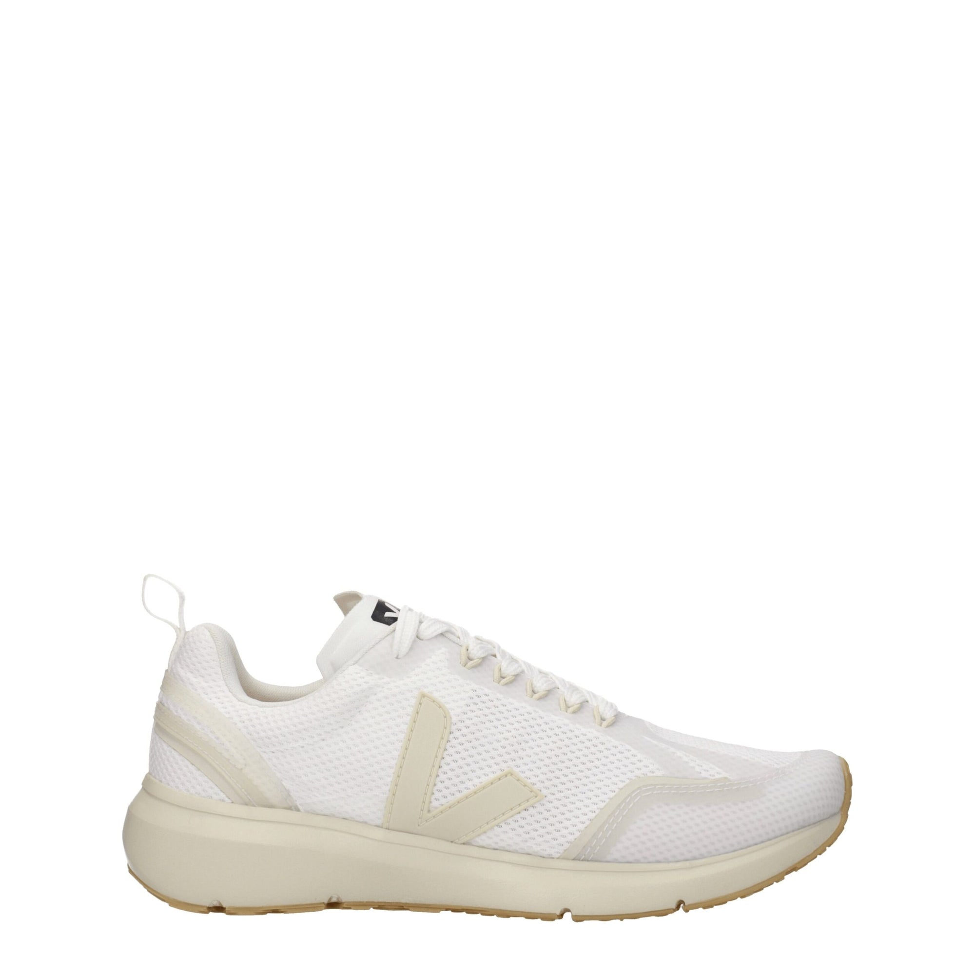 Veja White Fabric Athletic Sneakers