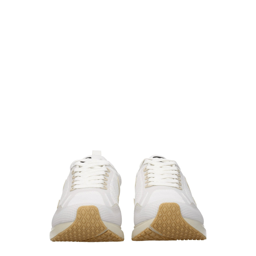 Veja White Fabric Athletic Sneakers
