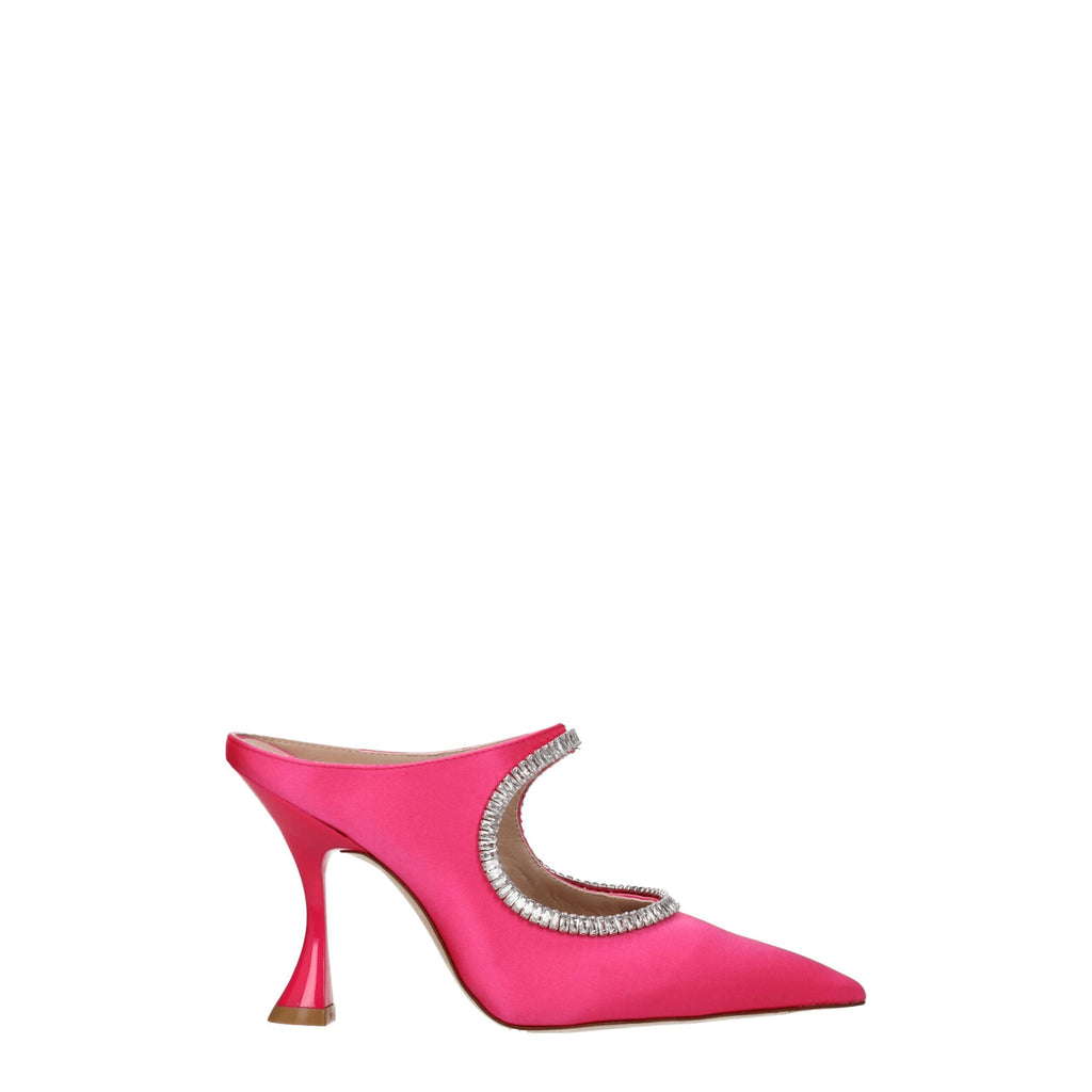 Stuart Weitzman Pink Satin Stiletto Heels Sandals