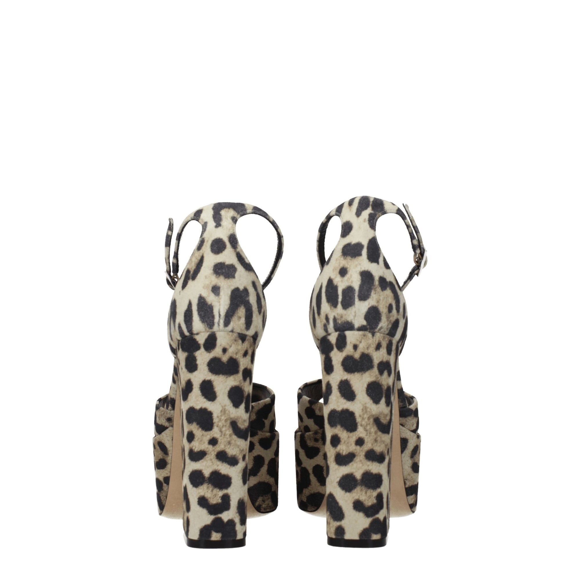 Paris Texas Beige Leather Platforms