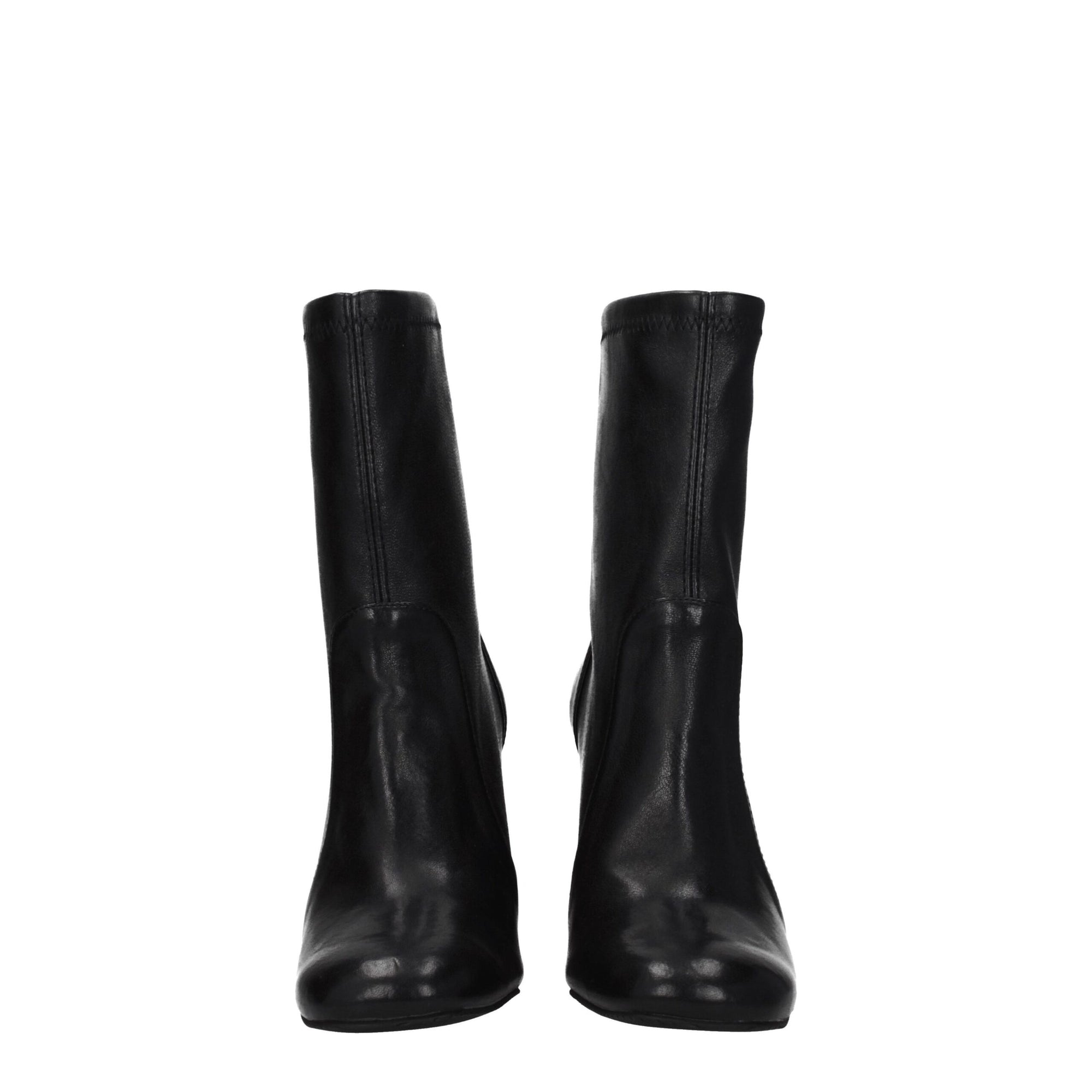 Stuart Weitzman Black Leather Ankle Boots