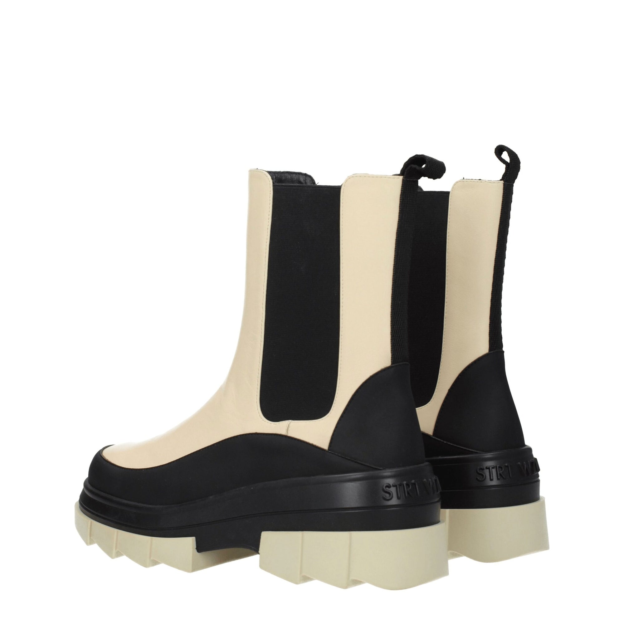 Stuart Weitzman Beige Leather Ankle Boots