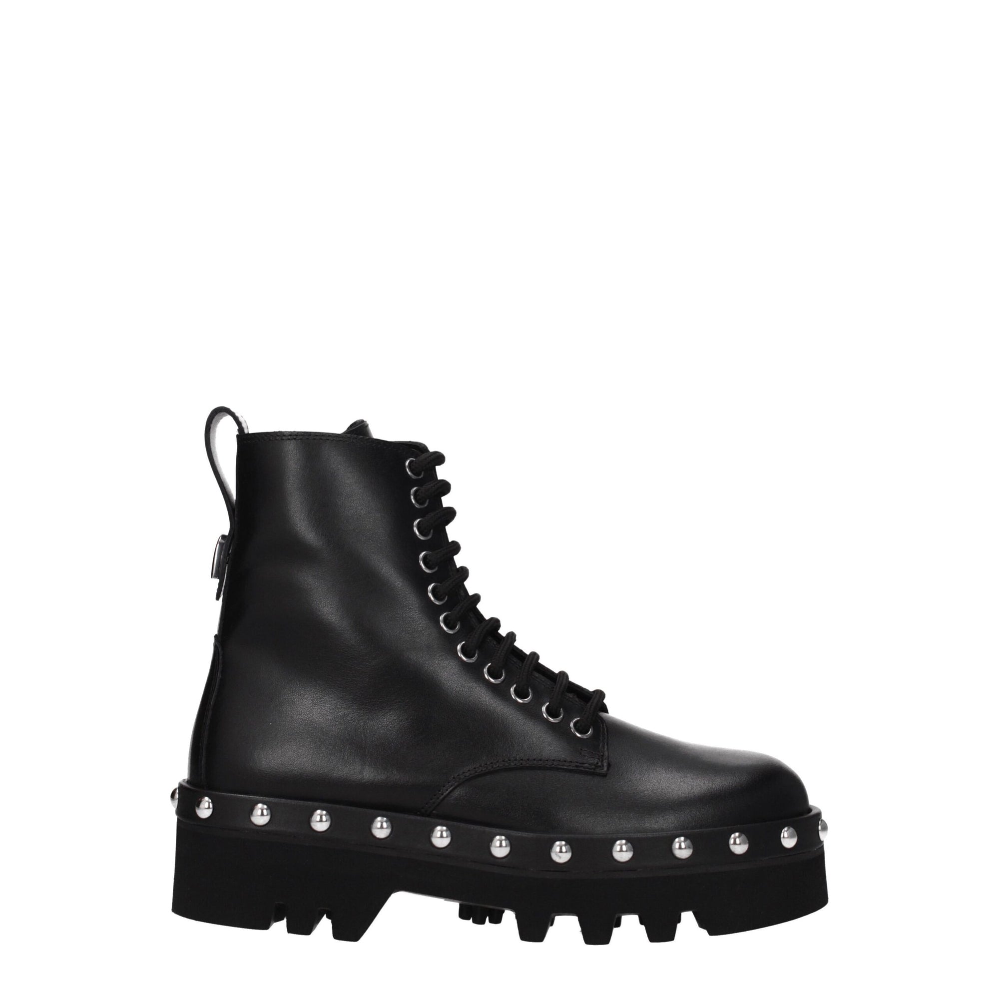 Furla Black Leather Ankle Boots