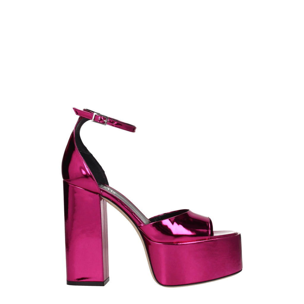 Paris Texas Pink Leather Platforms