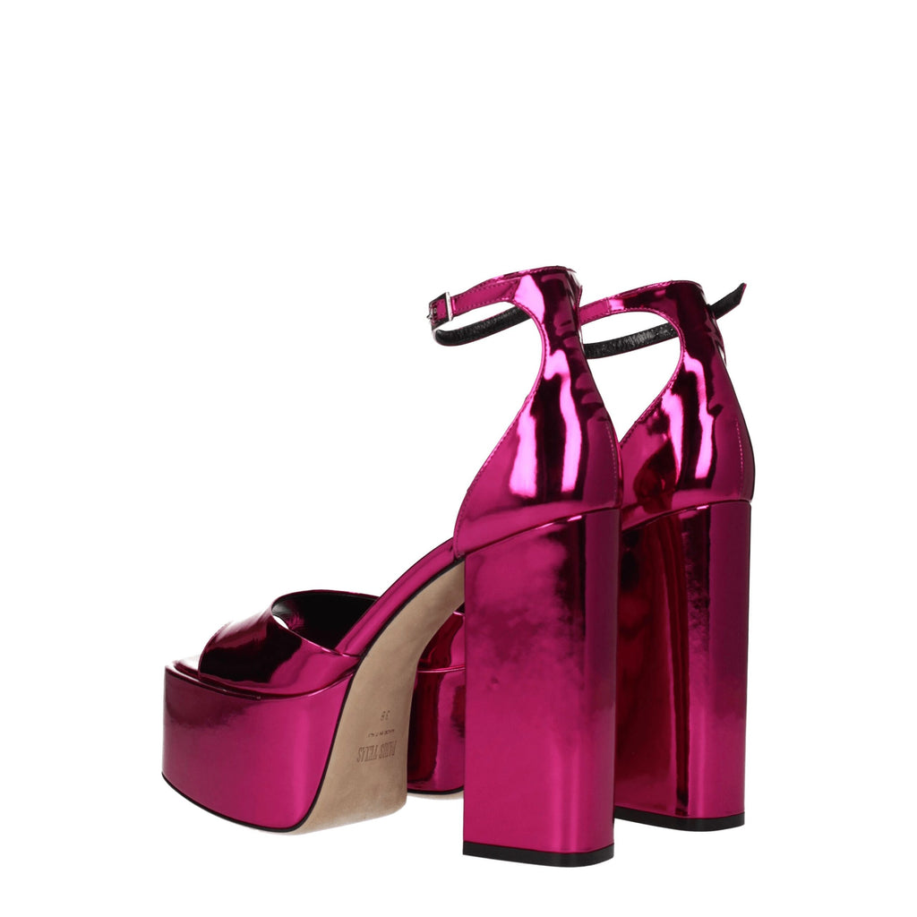 Paris Texas Pink Leather Platforms