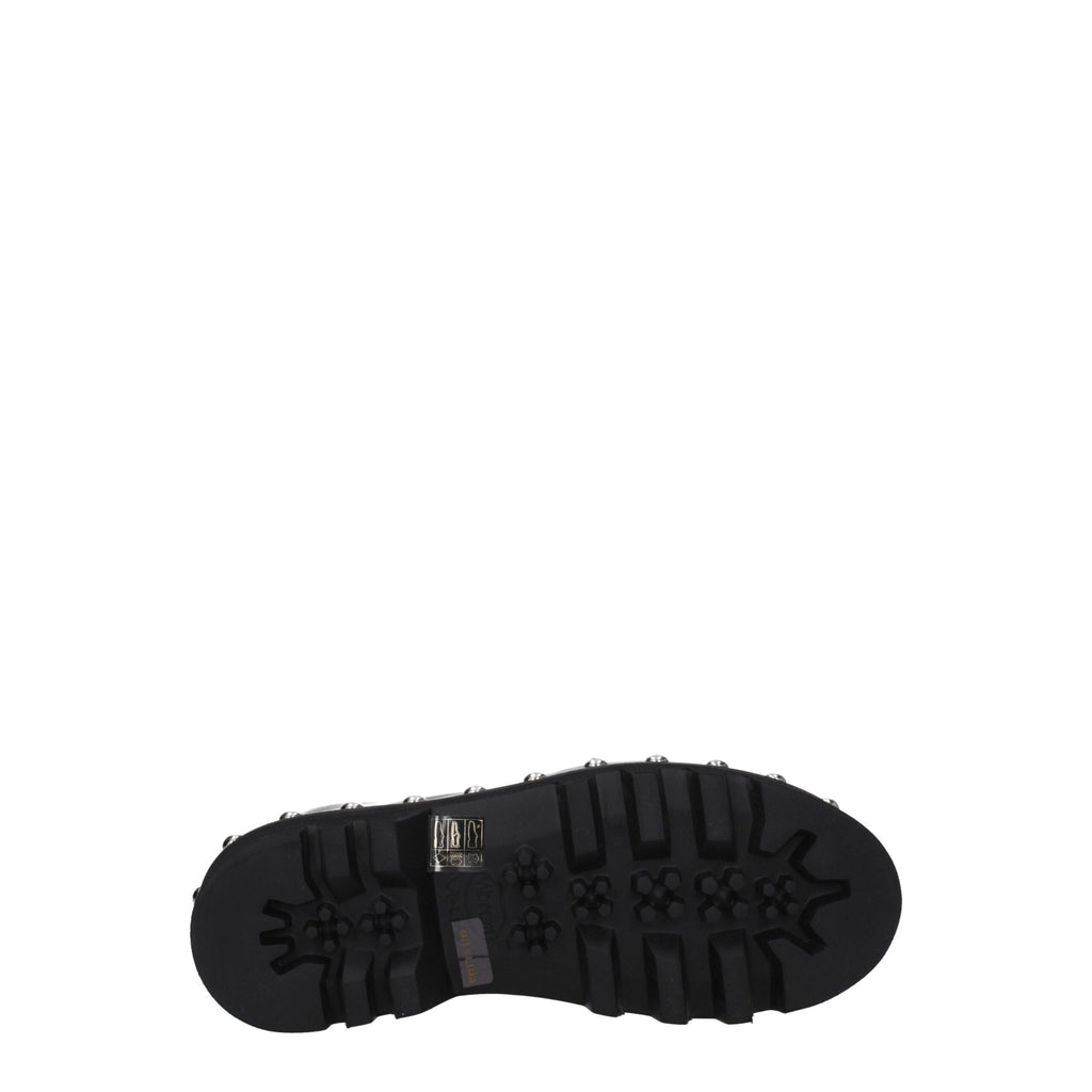 Furla Black Leather Ankle Boots