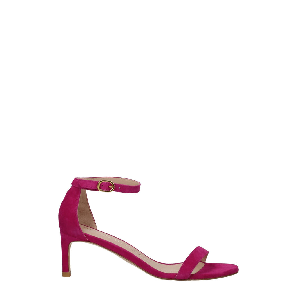 Stuart Weitzman Pink Leather Platforms