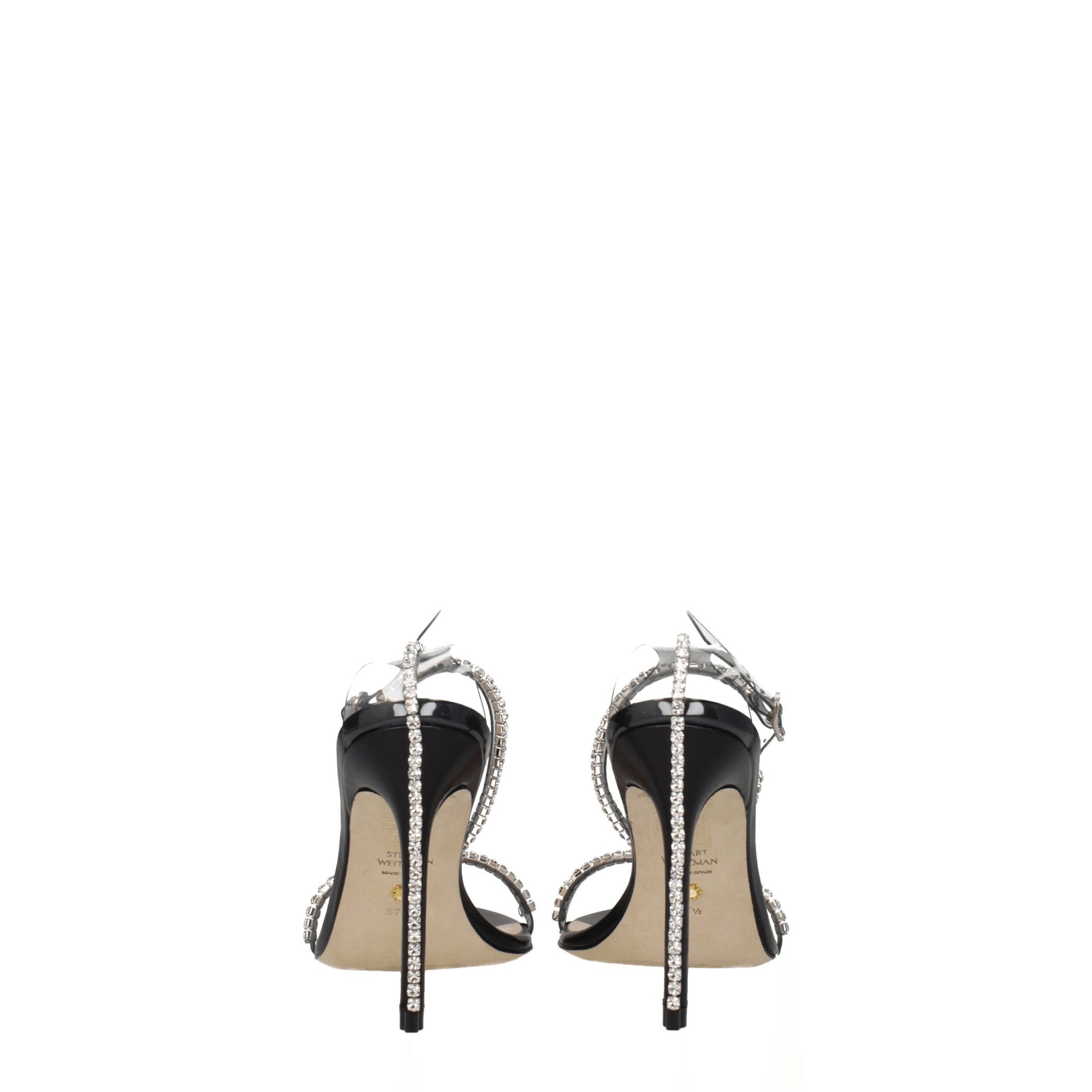 Stuart Weitzman Transparent Pvc Stiletto Heels Sandals