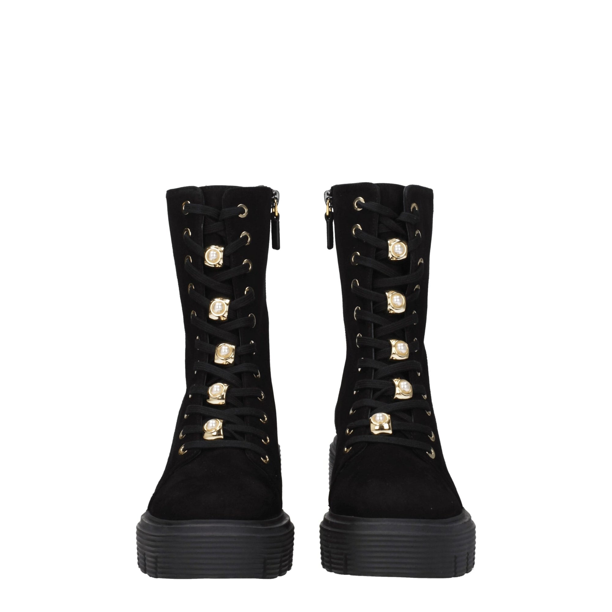 Stuart Weitzman Black Leather Ankle Boots