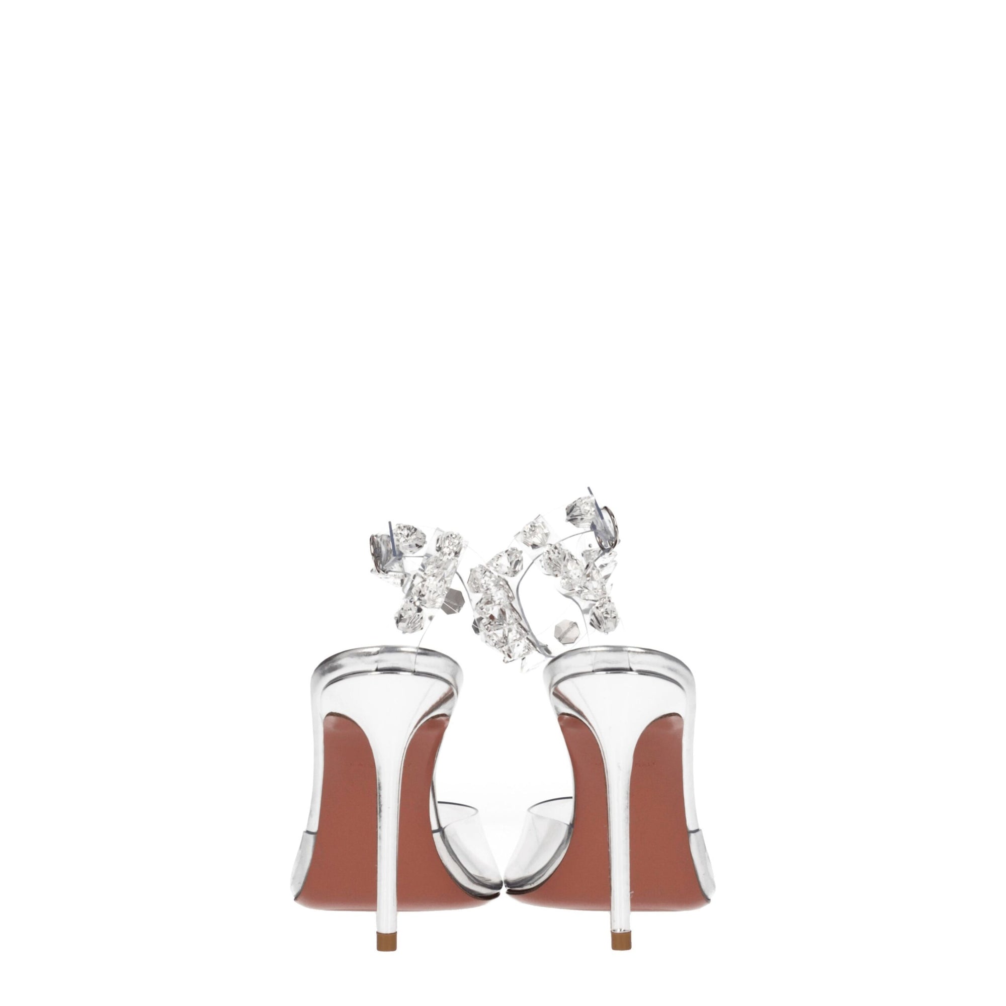 Amina Muaddi Transparent Pvc High Heel Pumps