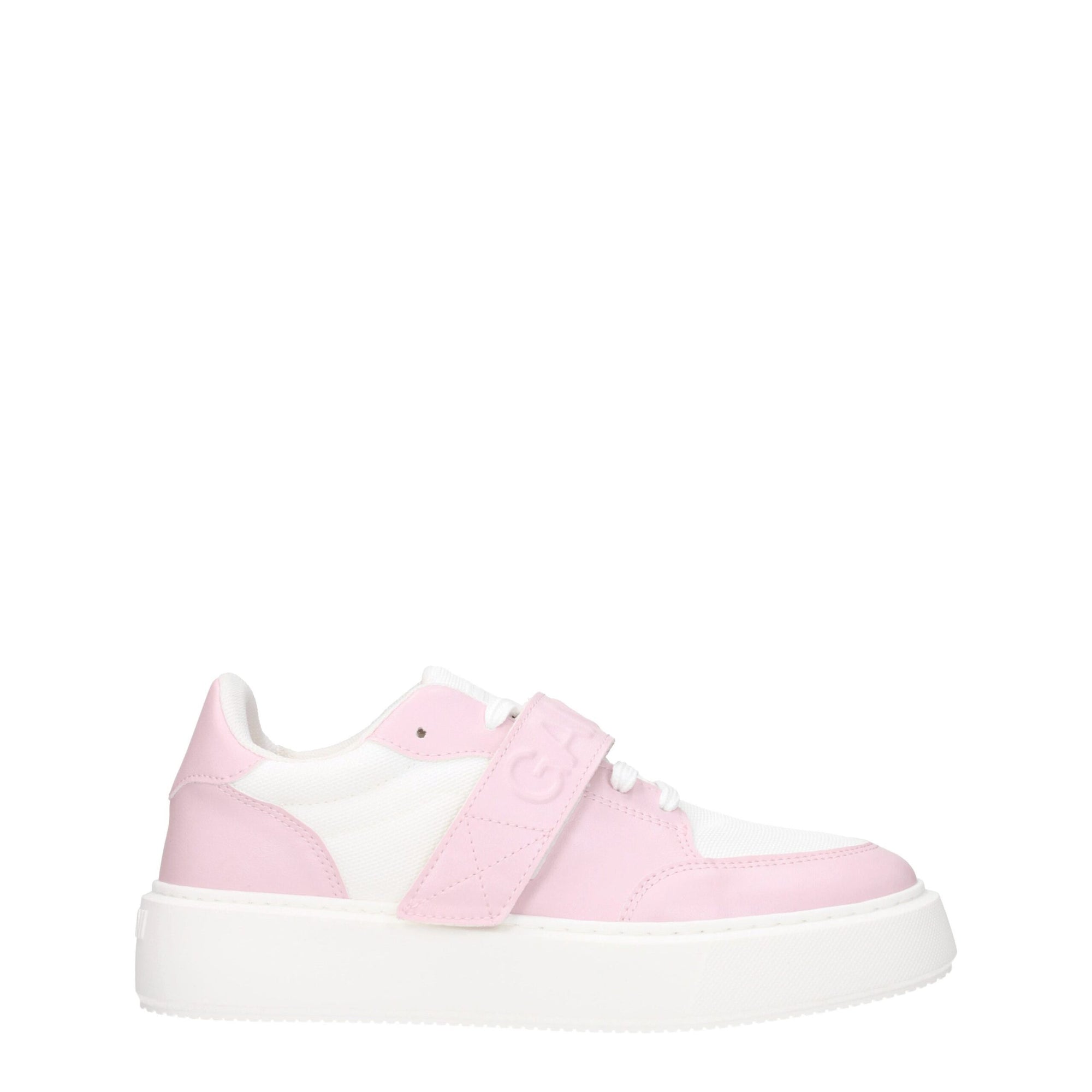 Ganni Pink Leather Low Tops