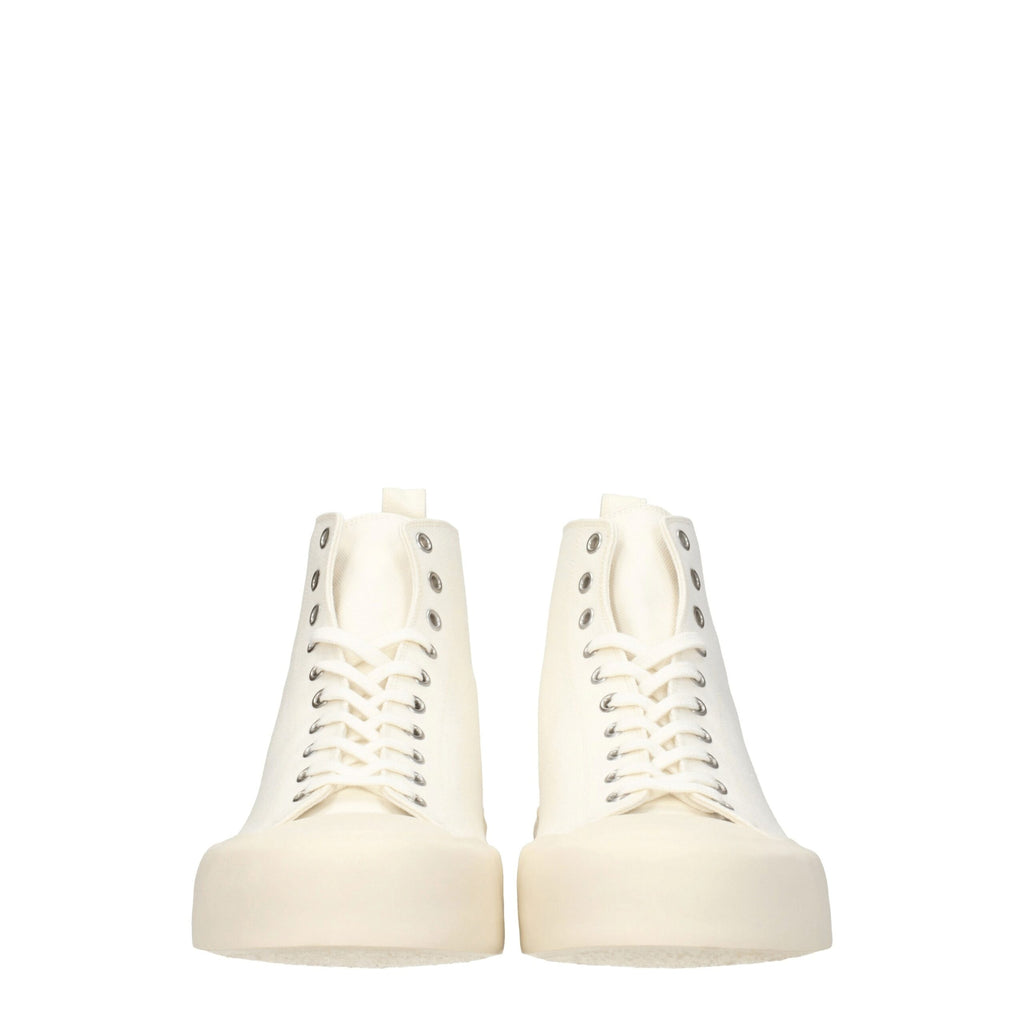 Jil Sander Beige Fabric High Tops