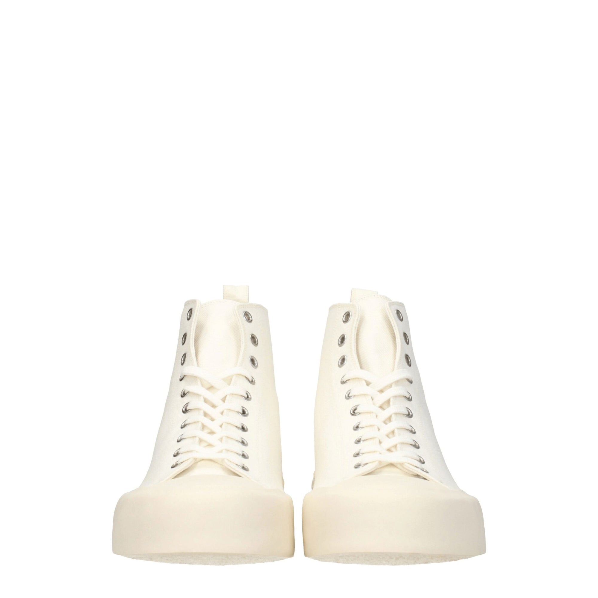 Jil Sander Beige Fabric High Tops