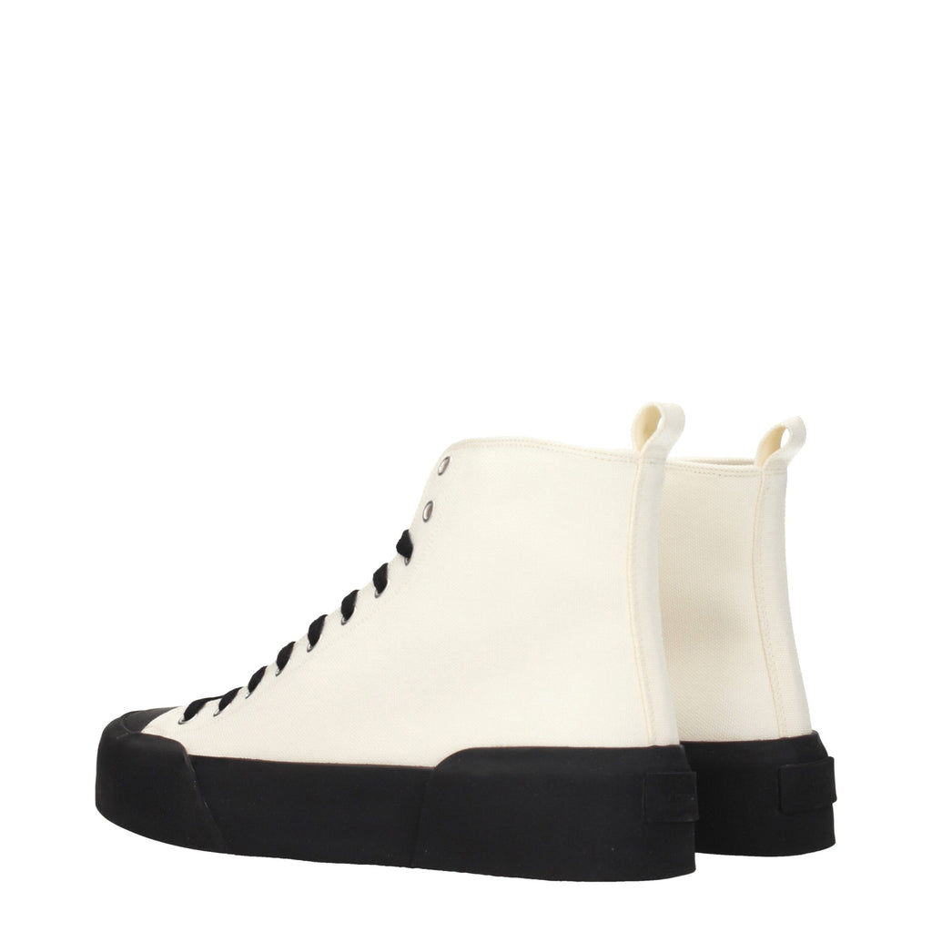 Jil Sander Beige Fabric High Tops
