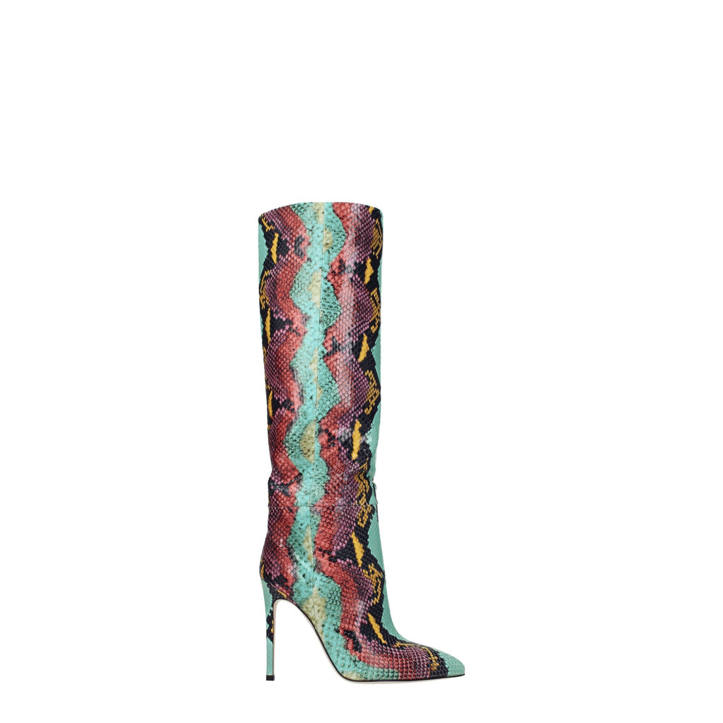 Paris Texas Multicolor Leather High Heel Boots