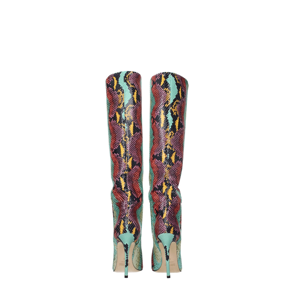 Paris Texas Multicolor Leather High Heel Boots