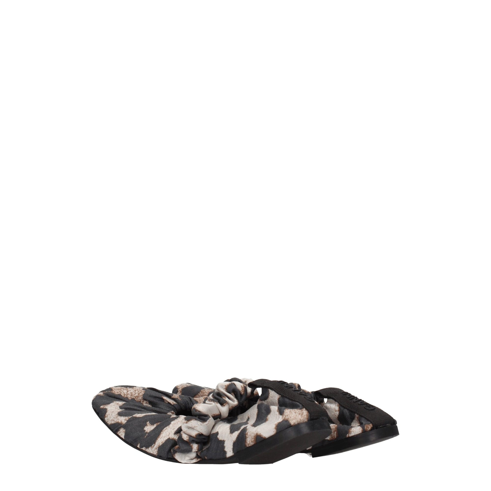 Ganni Beige Fabric Ballet Flats