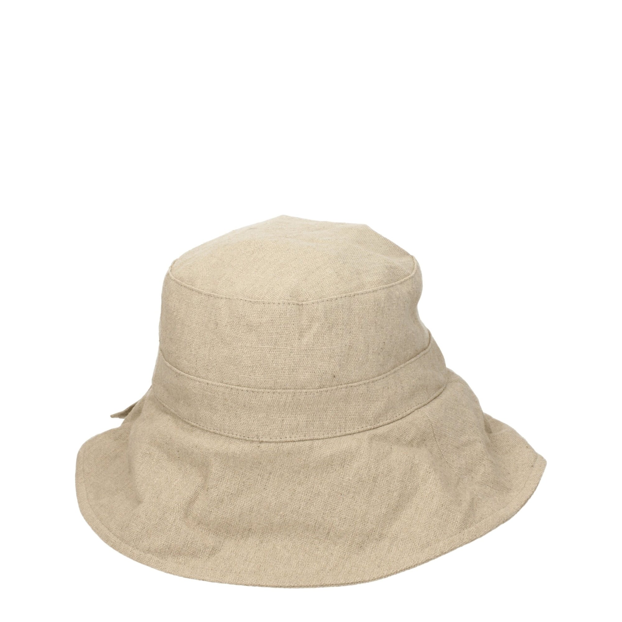 Jacquemus Beige Linen Bucket Hats