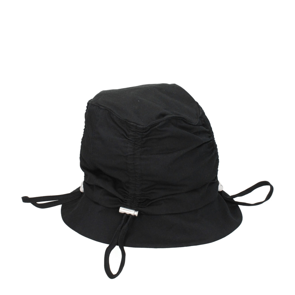 Jacquemus Black Cotton Bucket Hats
