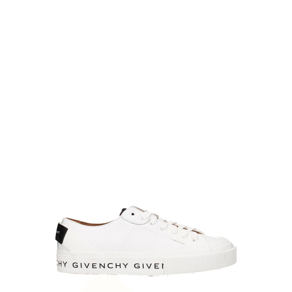 Givenchy White Leather Low Tops