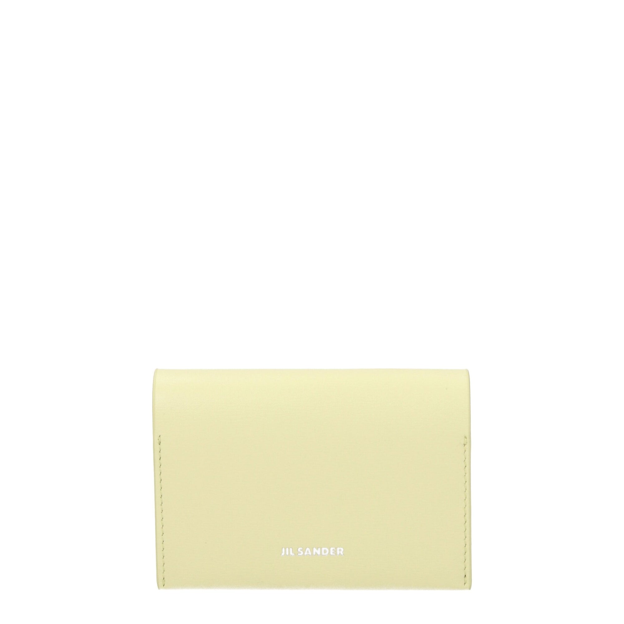 Jil Sander Yellow Leather Cardholders