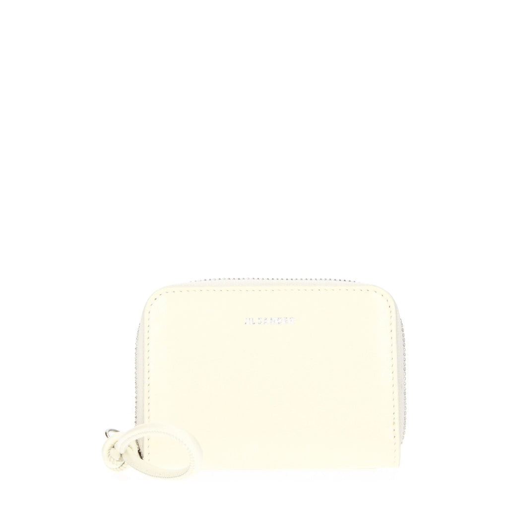 Jil Sander Beige Leather Wallets