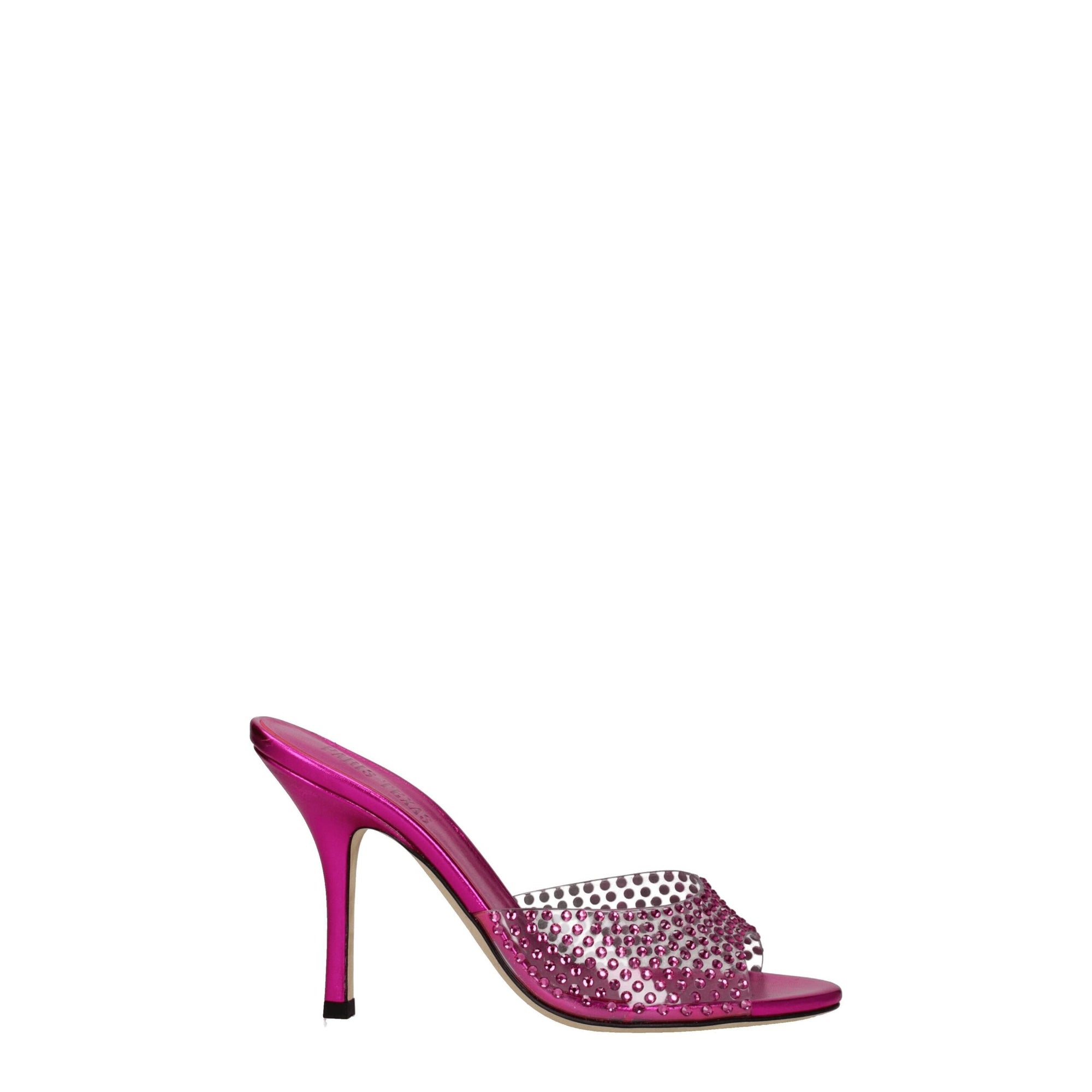 Paris Texas Transparent Pvc Stiletto Heels Sandals